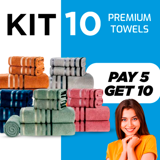 Kit Premium Towels [PAY 5 & GET 10]